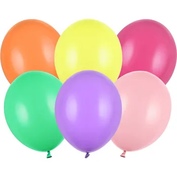 PartyDeco Balonky latex mix barev 30 cm pastelové, 50 ks
