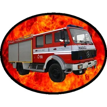 Nášivka nášivka pro hasiče Mercedes-Benz Ovál (hasičské nášivky)