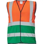 LYNX DUO vesta výstražná 2-barevná - oranž/zele - 3XL