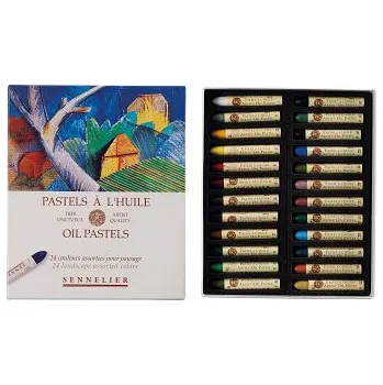 Sada olejových pastelů Sennelier 24ks krajinářská (Sada olejových pastelů Sennelier 24ks krajinářská)