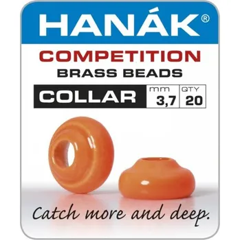 Měděné korálky Hanák Competition COLLAR Fluo Orange 4,7 mm, 20 ks