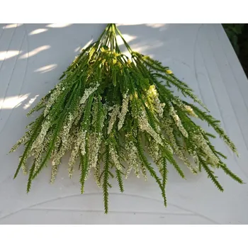 umělá květina Vřes zápich 40 cm, krémová