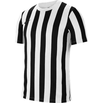 Fotbal Pánský dres Nike Striped Division IV bílo-černý