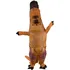 Karnevalový kostým KIK Nafukovací kostým T-Rex hnědý, 150-190 cm