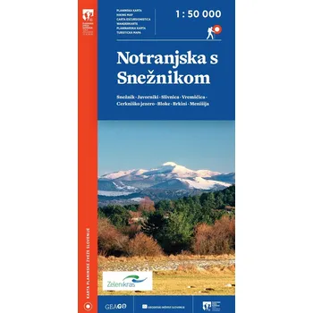 Notranjska se Sněžnikom - turistická mapa