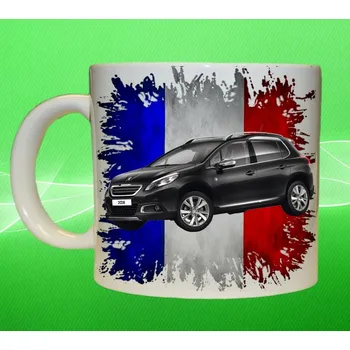 hrnek Peugeot 2008 I 330ml (hrneček s autem )