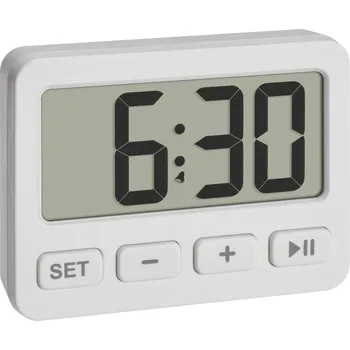 Budík TFA Dostmann 60.2036.02 Quartz budík bílá časů buzení 1 1 čas časovače