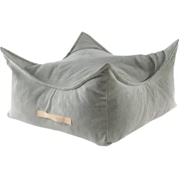 MeowBaby Multifunkční čtvercový taburet 2v1, šedý