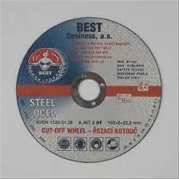 Řezný kotouč BEST BUSINESS Řezný kotouč 115x3x22,2 T41, A46T 2BF ocel, 455991130U