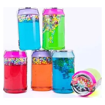 Set školních potřeb Glutek Slime puszka Coli z kulkami 90g MIX