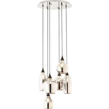 Smarter Závěsné svítidlo Tanner se šesti stínidly, ø45cm