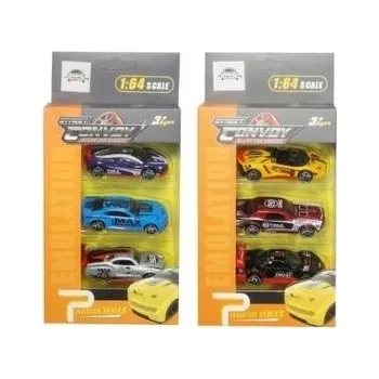 Hra na zahradu Zestaw 3 aut sportowych MIX