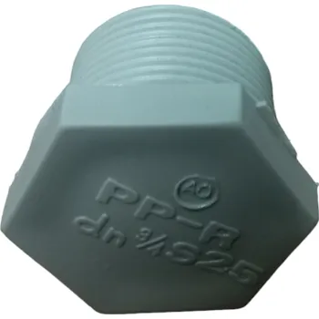 Vodovodní potrubí PPR montážní zátka 3/4" - krátká