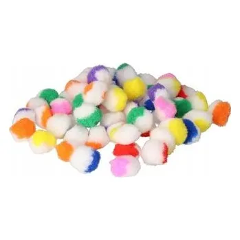 Set školních potřeb Pompony dwukolorowe 25mm 60szt