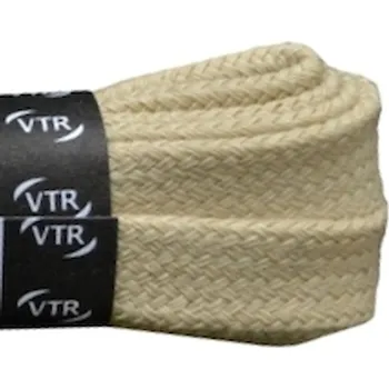 Tkaničky do bot Bavlněné tkaničky ploché béžové, délka 100 cm