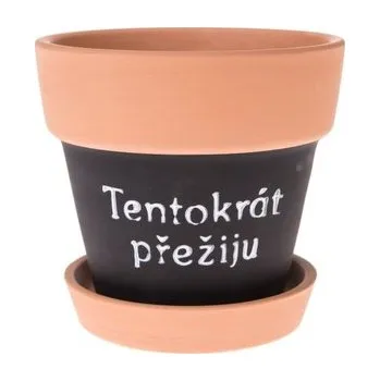 Obal na květináč Keramický obal na květináč s podtáckem, 0/12