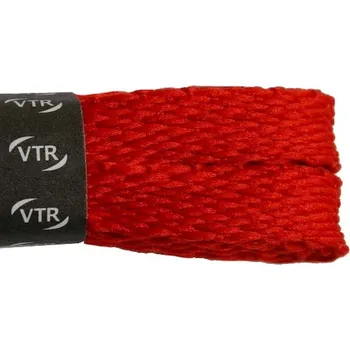 Tkaničky do bot Polyesterové ploché tkaničky červené, délka 100 cm
