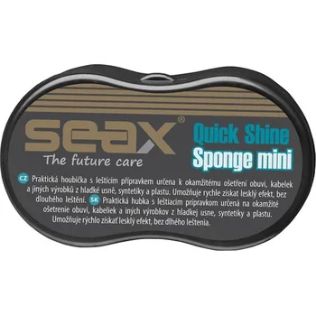Přípravek pro údržbu obuvi SEAX Quick Shine sponge mini