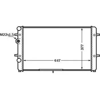 Chladič motoru Chladič, chlazení motoru MAHLE CR 1512 000S
