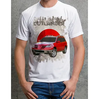 Pánské tričko tričko Mitsubishi Outlander 146 (Trička s motivy aut)