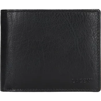 Peněženka Pánská peněženka LAGEN kožená W-8154 černá BLK