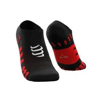 Pánské ponožky COMPRESSPORT NO SHOW SOCKS black/red T3 podkolenky
