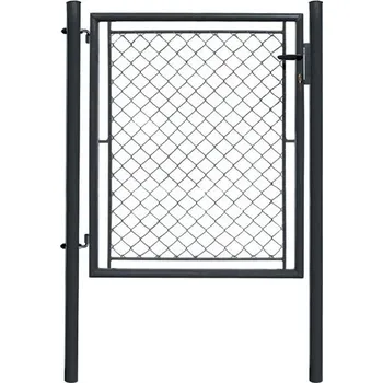 Plot Branka pletivová, jednokřídlá, FAB, š. 100 x v. 195 cm, Zn+PVC, ANTRACIT