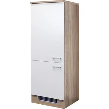 Šatní skříň Skříň na vestavnou lednici Flex-Well Samoa šířka 60 cm bílá