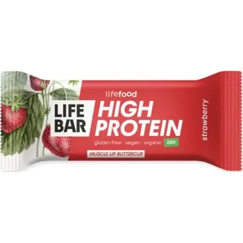 Lifefood Tyčinka Lifebar protein jahoda 40g BIO