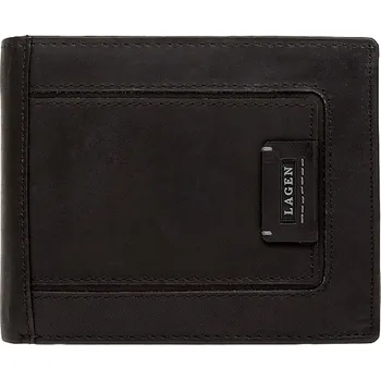 Módní doplněk Pánská peněženka LAGEN kožená LG-1131 černá BLK