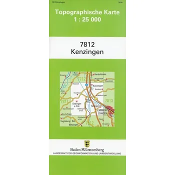 Topographische Karte Baden-Württemberg Kenzingen