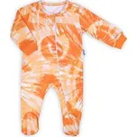 Kojenecký bavlněný overal Nicol Tomi oranžová - velikost 62 (3-6m)