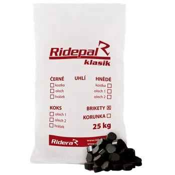 Ridera Rekord 2 uhelné brikety 800 kg