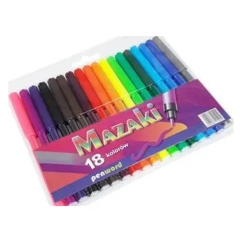 Set školních potřeb Mazaki 18 kolorów