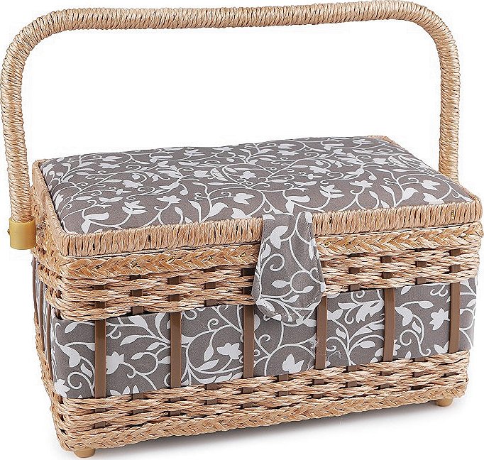 Kazeta / košík na šití čalouněný