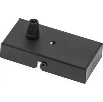 Stropní krytka baldychýn pro připojení napájecího kabelu pro svítidla ALLD, černá