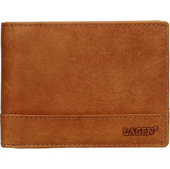 Peněženka Pánská peněženka LAGEN kožená V-76/V hnědá BRN