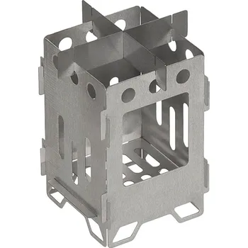 Turistický vařič FOX Vařič turistický HOBO skládací malý "DŘÍVKÁČ" NEREZ