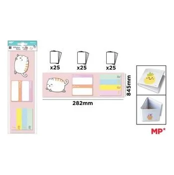 Set školních potřeb Karteczki samoprzylepne kotek