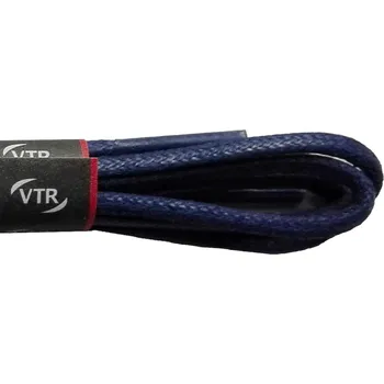 Tkaničky do bot Voskované tkaničky tenké modré, délka 45 cm