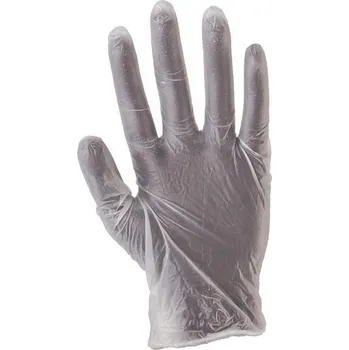Pracovní rukavice 2P Servis Rukavice vinyl nepudrované 100 ks Transparentní Transparentní XL