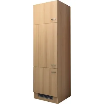 Šatní skříň Skříň na vestavnou lednici Flex Well Ischia/Nano šířka 60 cm dekor buk