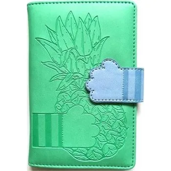 Set školních potřeb Notatnik dziecięcy A6/64K gładki TW Ananas