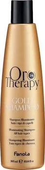 Šampon Fanola Oro Therapy Gold Shampoo šampon pro hebkost a lesk vlasů