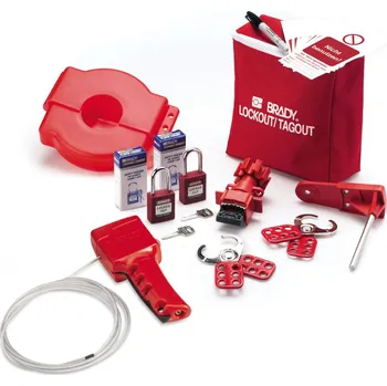 Ventil Malá nastavitelná Lockout sada, včetně vybraných uzávěrů