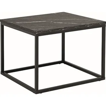 Konferenční stolek Konferenční stůl ROSSI B, Efekt černého mramoru/Černá