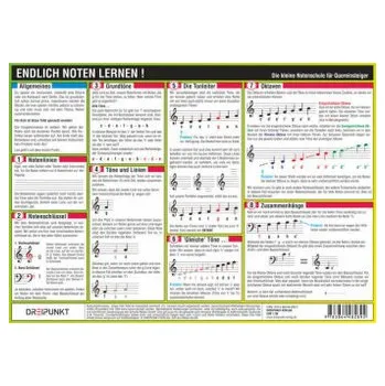 Endlich Noten lernen!, Infotafel - Schulze, Michael