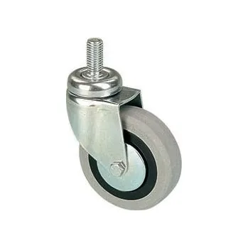 Pojezdové kolečko EMA 060/VLP Otočné kolo s šedou pryžovou obručí se šroubem 7110111