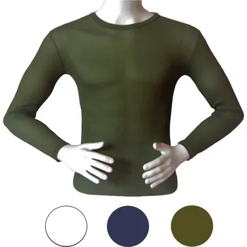 Pánské termoprádlo TERMO tričko dlouhý rukáv - khaki - S