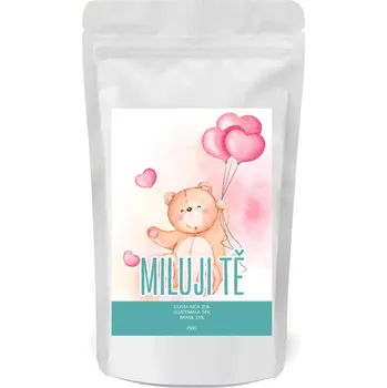 Miluji tě - Méďa - Valentýnská směs Velikost balení: 250 g, Způsob mletí: Překapávaná (hrubá)